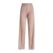 Wijde Broek Verhoogt Jouw Stijl Maison Margiela , Pink , Dames