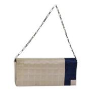 Pre-owned Canvas handbags Chanel Vintage , Beige , Dames