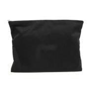 Pre-owned Nylon clutches Bottega Veneta Vintage , Black , Dames