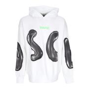 Witte Logo Hoodie Lichtgewicht Heren Disclaimer , White , Heren