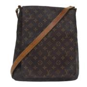 Pre-owned Canvas louis-vuitton-bags Louis Vuitton Vintage , Brown , Da...