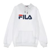 Heldere Witte Kangaroo Hoodie Mannen Fila , White , Heren