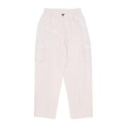 Cargo Sportswear Broek met Hoge Taille Nike , Beige , Dames