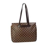 Pre-owned Fabric louis-vuitton-bags Louis Vuitton Vintage , Brown , Da...