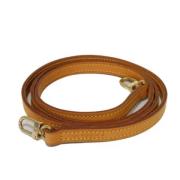 Pre-owned Leather belts Louis Vuitton Vintage , Yellow , Dames