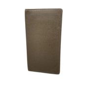 Pre-owned Leather wallets Louis Vuitton Vintage , Gray , Heren