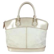 Pre-owned Leather louis-vuitton-bags Louis Vuitton Vintage , White , D...