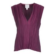 Mouwloze Top voor Vrouwen Forte Forte , Purple , Dames