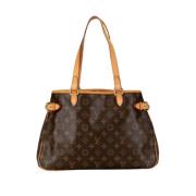 Pre-owned Leather shoulder-bags Louis Vuitton Vintage , Brown , Dames