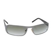 Pre-owned Metal sunglasses Prada Vintage , Black , Dames