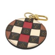 Pre-owned Leather key-holders Louis Vuitton Vintage , Brown , Dames