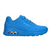 Blauwe Night Shades Sneaker voor dames Skechers , Blue , Dames