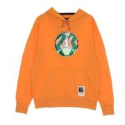 Sport DNA Gewassen Hoodie Atomic Orange Jordan , Orange , Heren