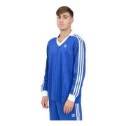 Sportieve longsleeve T-shirt voor heren Adidas Originals , Blue , Here...