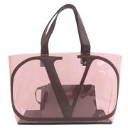 Pre-owned Vinyl handbags Valentino Vintage , Pink , Dames