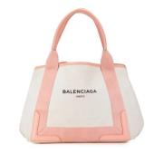 Pre-owned Canvas balenciaga-bags Balenciaga Vintage , Beige , Dames