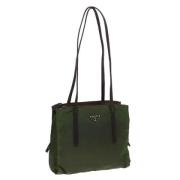 Pre-owned Nylon prada-bags Prada Vintage , Green , Dames