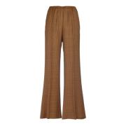 Bruine Flared Broek Vrouwen Forte Forte , Brown , Dames