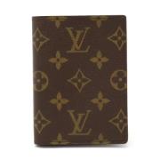 Pre-owned Canvas wallets Louis Vuitton Vintage , Brown , Dames