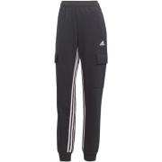 Hoge Taille Tapered Cargo Broek voor Vrouwen Adidas , Black , Dames