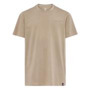 Australisch katoenen Jersey zak T-shirt Boggi Milano , Beige , Heren