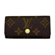 Pre-owned Fabric key-holders Louis Vuitton Vintage , Brown , Dames