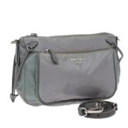 Pre-owned Nylon prada-bags Prada Vintage , Gray , Dames