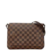 Pre-owned Canvas shoulder-bags Louis Vuitton Vintage , Brown , Dames