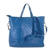 Pre-owned Fabric louis-vuitton-bags Louis Vuitton Vintage , Blue , Dam...