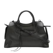 Pre-owned Leather balenciaga-bags Balenciaga Vintage , Black , Dames