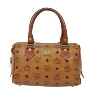 Pre-owned Canvas handbags MCM Pre-owned , Brown , Dames