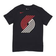 Portland Trail Blazers City Edition Tee Nike , Black , Heren