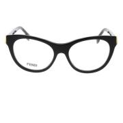 Stijlvolle Dames Zonnebril Fendi , Black , Dames