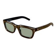 Stijlvolle zonnebril voor modeliefhebbers Gucci , Brown , Unisex