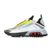 Air Max 2090 Sneakers Wit/Zwart/Geel Nike , Multicolor , Heren