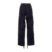 Zwarte Cargo Broek Wijde Pasvorm Carhartt Wip , Black , Heren