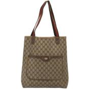 Pre-owned Leather gucci-bags Gucci Vintage , Beige , Dames