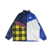 Blauwe Windbreaker Jacket Nike , Multicolor , Dames