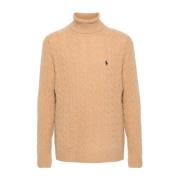 Beige wol-kasjmier coltrui trui Polo Ralph Lauren , Beige , Heren