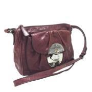 Pre-owned Leather shoulder-bags Miu Miu Pre-owned , Red , Dames