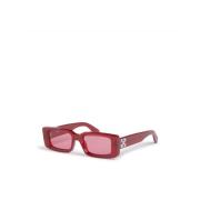 Trendy Arthur Zonnebril Off White , Red , Unisex