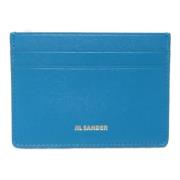 Pre-owned Leather wallets Jil Sander Pre-owned , Blue , Dames