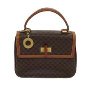 Pre-owned Canvas handbags Celine Vintage , Brown , Dames