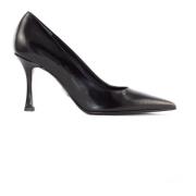 Zwarte Diva Puntige Hak Pumps Sergio Levantesi , Black , Dames