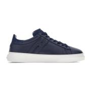 Leren H365 Sneakers voor Heren Hogan , Blue , Heren