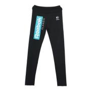 Zwarte Damesleggings Reebok , Black , Dames