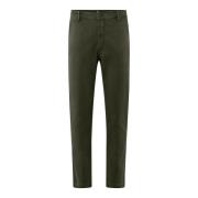 Spy Slim-fit Stretch Katoenen Broek BomBoogie , Green , Heren