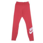 Hoge Taille Legging Essentiële Sportkleding Nike , Pink , Dames