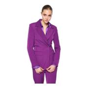 Blazer met gerimpelde taille Silvian Heach , Purple , Dames