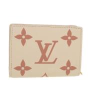 Pre-owned Leather wallets Louis Vuitton Vintage , White , Dames